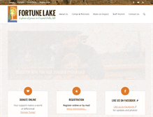 Tablet Screenshot of fortunelake.org